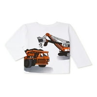 Garanimals Baby and Toddler Boy Graphic Graphic T-Shirt, големини 12M-5T