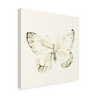 Трговска марка ликовна уметност 'Сепија Пеперут впечатоци I' Canvas Art до јуни Ерика Вес