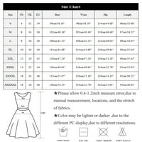 Подплуг Летни Фустани За Жени Модни Жени Печатење Фустани Со Туника Без Ракави Плус Големина Маица Големина На Фустан: 2XL