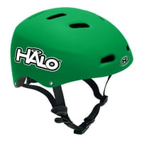 Хало се крева погоре во скутер и скејтборд шлемот и заштитниот комплет за комбо - црвен - 5+ унисекс