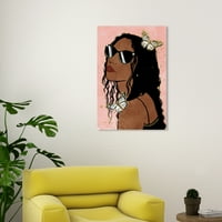 Wynwood Studio Canvas Butterfly Glam Fashion and Glam Portreates Wall Art Canvas Print Brown Light Brown 20x30