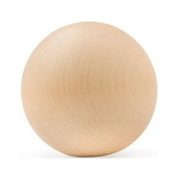 Тркалезна дрвена топка од недовршени дрвени тркалезни топки за занаети и архитектонски дизајн